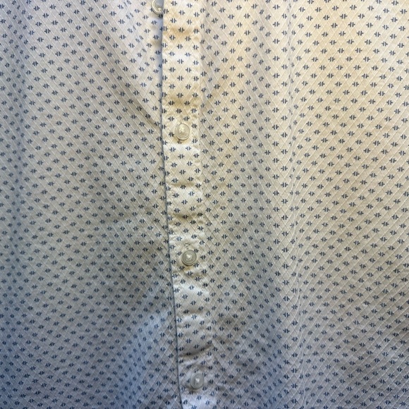 Michael Kors White Button Down Shirt-L - Picture 3 of 4